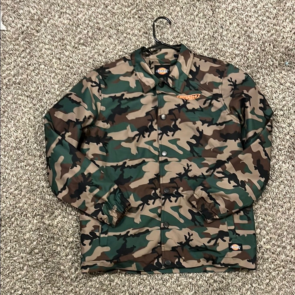 Dickies Kids Camouflage Jacket - Green and Brown